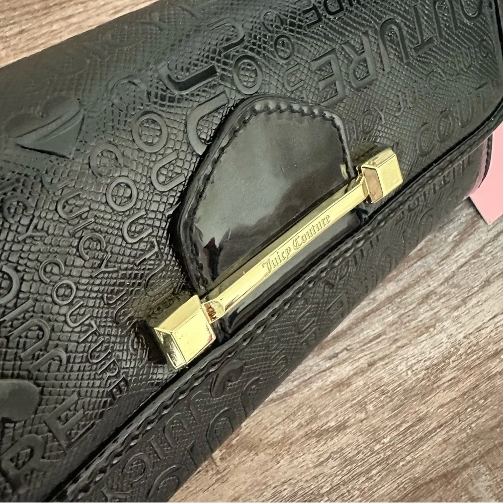 Juicy Couture Black Flap Wallet/Clutch